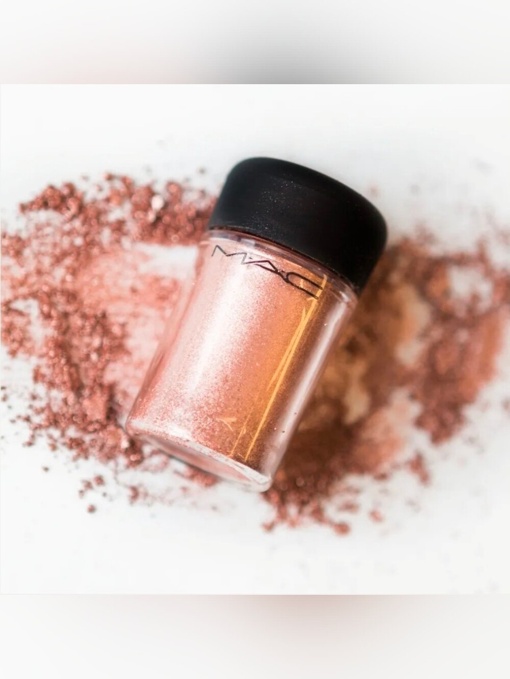 NIB, MAC Rose Gold Pigment Powder (Discontinued), 4.5g/.15 Oz Large